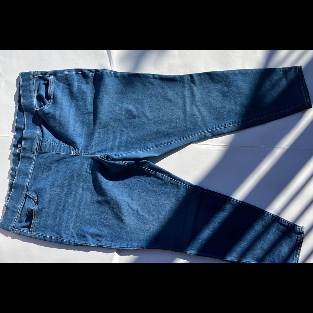 Blue denim Evri jeans size 22W